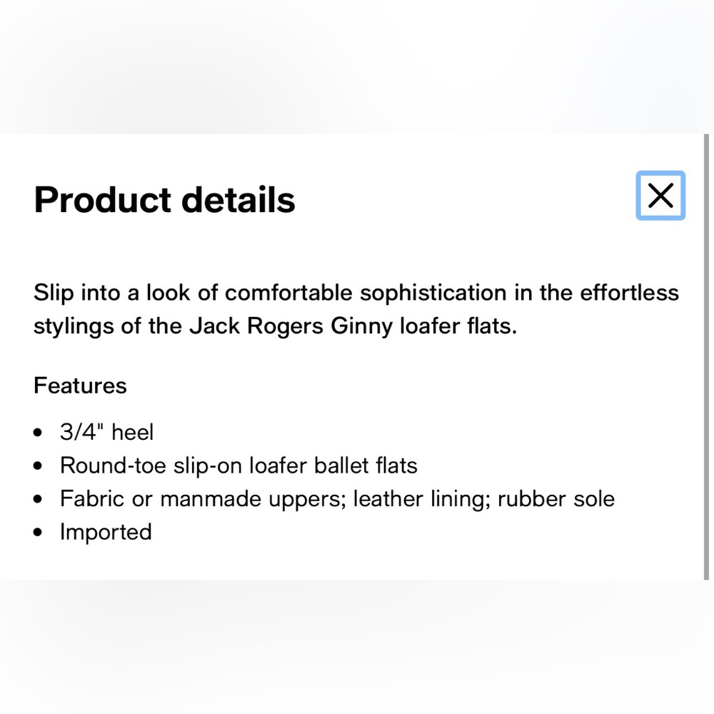 Jack Rogers Women's Ginny Loafer Flats - Picture 7 of 8